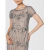 imageAdrianna Papell Womens Beaded Short DressSterlingNude