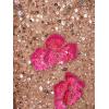 imageAdrianna Papell Womens Beaded Trapeze DressRosegoldHot Pink