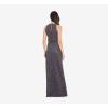 imageAdrianna Papell Womens Halter Blouson Beaded GownGunmetal