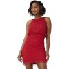 imageAdrianna Papell Womens Beaded Short DressDark Cherry