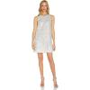 imageAdrianna Papell Womens Beaded Trapeze DressIvory