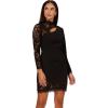 imageAdrianna Papell Womens Combo Fabric Mini DressBlack
