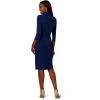 imageAdrianna Papell Womens Front Tie Short DressNavy Sateen