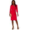 imageAdrianna Papell Womens Front Tie Short DressRed Rose