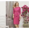 imageAdrianna Papell Womens Knit Crepe Tie Waist SheathDressWatermelon Bliss