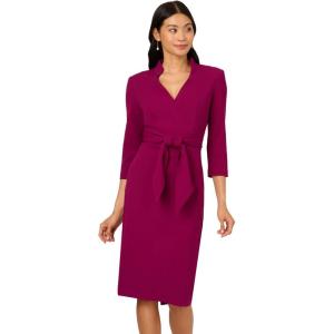 imageAdrianna Papell Womens Front Tie Short DressWildberry