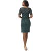 imageAdrianna Papell Womens Beaded Cocktail DressDusty Emerald