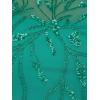 imageAdrianna Papell Womens Beaded Cocktail DressExotic Jade