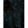 imageAdrianna Papell Womens Beaded Mesh Velvet DressGem Green