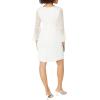 imageAdrianna Papell Womens Beaded Sequin Bell Sleeve DRSIvory