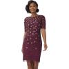 imageAdrianna Papell Womens Beaded Cocktail DressCassis