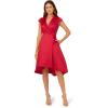 imageAdrianna Papell Womens HighLow Cocktail DressHaute Red