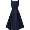 imageAdrianna Papell Womens Sleeveless Tea Length Dress Midnight