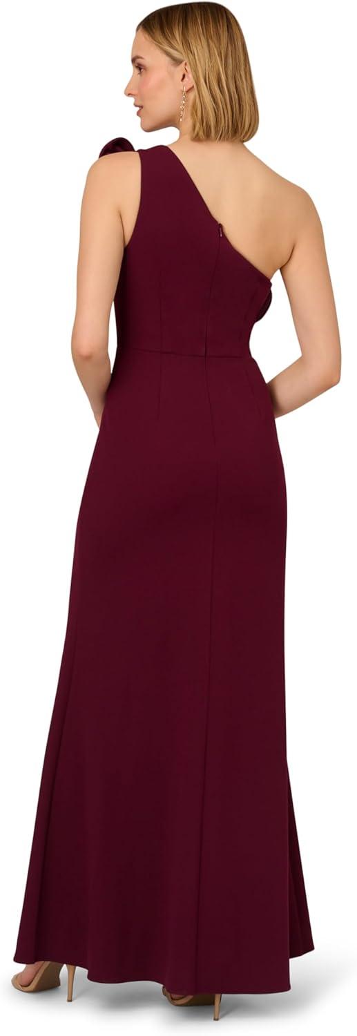 imageAdrianna Papell Womens One Shoulder Mermaid GownCabernet