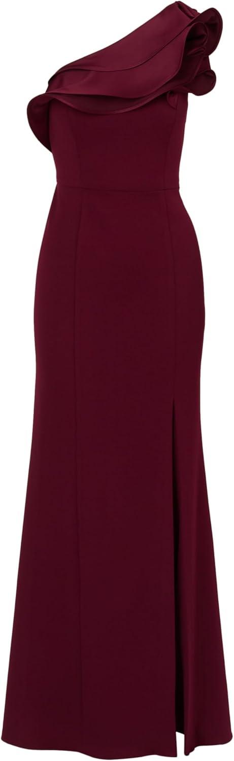 imageAdrianna Papell Womens One Shoulder Mermaid GownCabernet