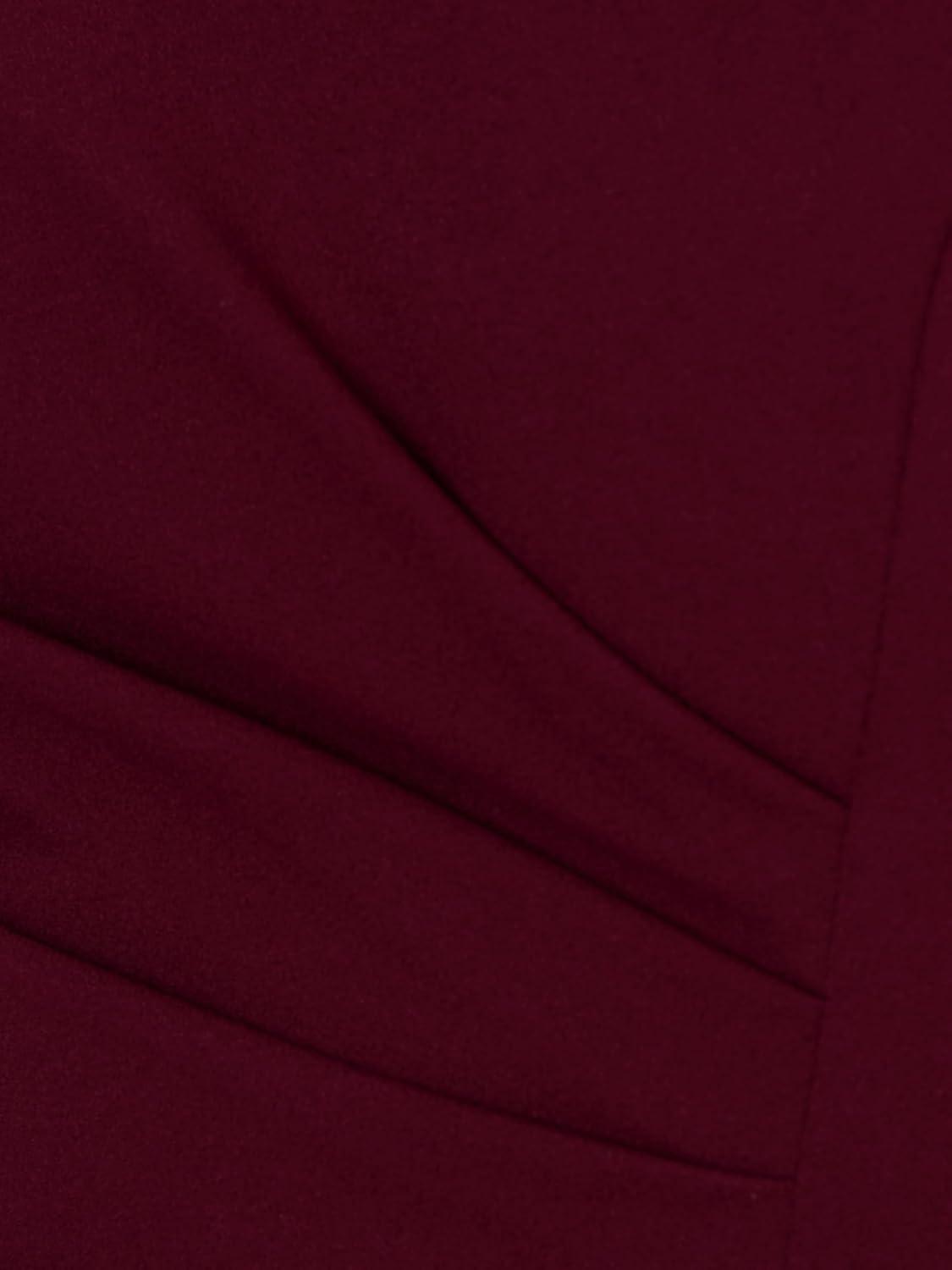 imageAdrianna Papell Womens Ruffle Crepe Halter GownCabernet