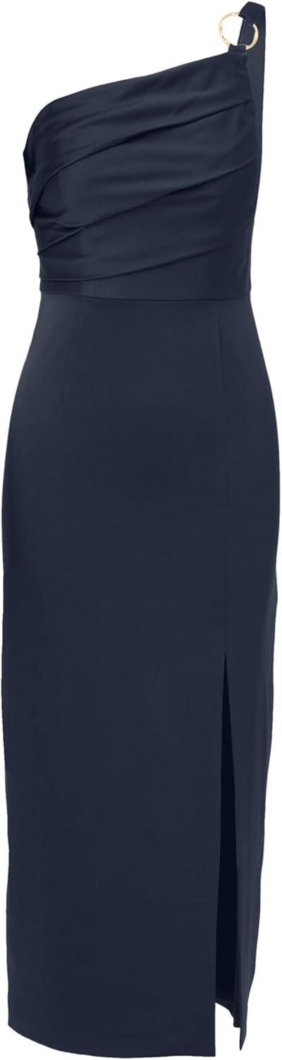 imageAdrianna Papell Womens Satin Crepe DressDark Navy