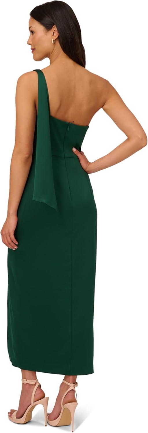 imageAdrianna Papell Womens Satin Crepe DressDeep Forest