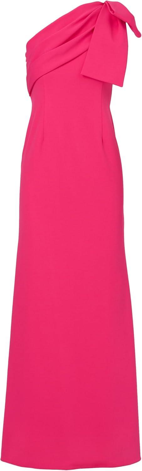imageAdrianna Papell Womens Stretch Crepe Long DressHot Pink