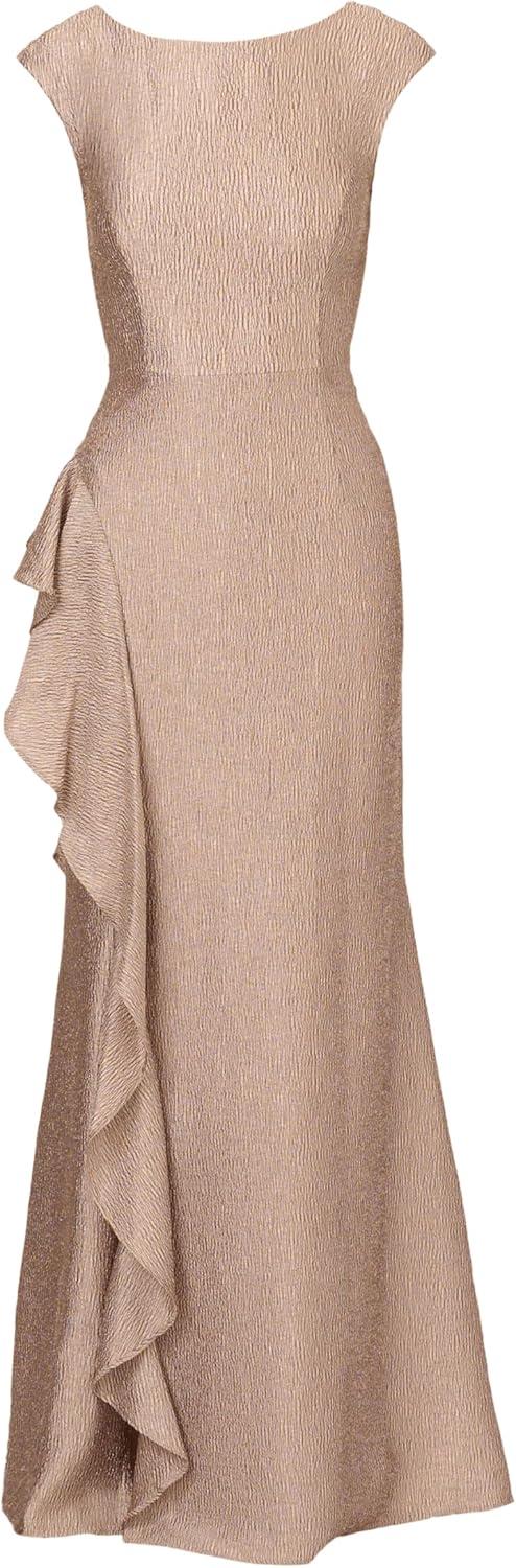 imageAdrianna Papell Womens Stretch Crepe Long DressJoyful Blush