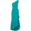imageAdrianna Papell Womens Beaded Knit Crepe GownTeal Lagoon