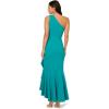 imageAdrianna Papell Womens Beaded Knit Crepe GownTeal Lagoon
