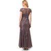 imageAdrianna Papell Womens Beaded Long DressMoonscape