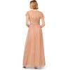 imageAdrianna Papell Womens Beaded Long DressRose Gold