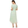 imageAdrianna Papell Womens Beaded Mesh Wrap DressMint Glass