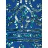 imageAdrianna Papell Womens Cap Sleeve Beaded DressBlue Horizon