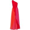 imageAdrianna Papell Womens Color Block Chiffon DressRed Multi