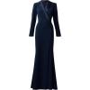 imageAdrianna Papell Womens Crepe Tuxedo GownMidnight