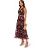 imageAdrianna Papell Womens Floral Sequin Ankle DressBlack Multi