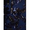 imageAdrianna Papell Womens Leaf Sequin Maxi DressNavyBlack