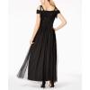 imageAdrianna Papell Womens Long Beaded DressBlack