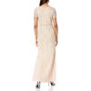 imageAdrianna Papell Womens Long Beaded DressChampagne Sand