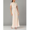 imageAdrianna Papell Womens Long Beaded DressChampagne Sand