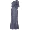 imageAdrianna Papell Womens Long Beaded DressDusty Blue