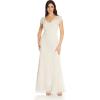 imageAdrianna Papell Womens Long Beaded DressIvory