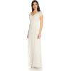 imageAdrianna Papell Womens Long Beaded DressIvory