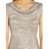 imageAdrianna Papell Womens Metallic Knit GownAlabaster