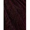 imageAdrianna Papell Womens Metallic Mesh Cascade GownSpecial Occasion DressBurgundyGold