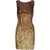 imageAdrianna Papell Womens Ombre Sequin Sheath DressChocolate