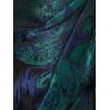 imageAdrianna Papell Womens One Shoulder Jacquard GownCobaltTeal