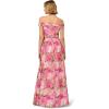 imageAdrianna Papell Womens Printed OffSholder DressPink Multi