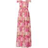 imageAdrianna Papell Womens Printed OffSholder DressPink Multi