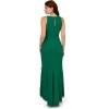 imageAdrianna Papell Womens Ruffle Crepe Halter GownRadiant Emerald