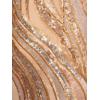 imageAdrianna Papell Womens Sequin One Shoulder GownChampagneGold Multi