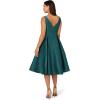 imageAdrianna Papell Womens Sleeveless Tea Length Dress Lily Teal 10