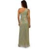imageAdrianna Papell Womens Stardust Pleated Draped GownGreen Slate